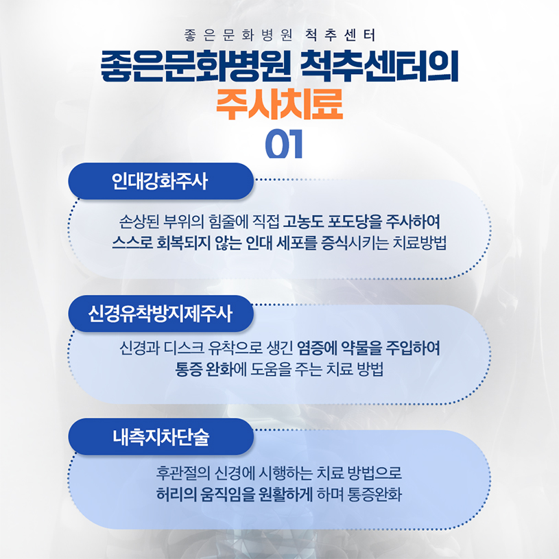 척추질환 비수술 치료방법1